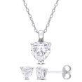 thumbnail image 1 of Everly Women's Moissanite Sterling Silver Jewelry Set, 1 of 7