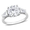 thumbnail image 1 of Everly Women's Created Moissanite Sterling Silver Engagement Ring, 1 of 9