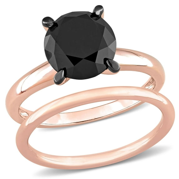 Everly Women's Diamond 14k Rose Gold Bridal Set