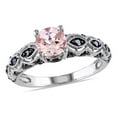 thumbnail image 1 of Everly Women's Morganite 10K White Gold Engagement Ring, 1 of 6