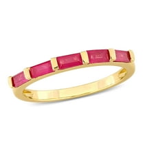 Everly Women's Ruby 10k Yellow Gold Ring