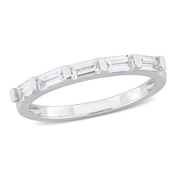 Everly Women's Sapphire 10k White Gold Ring