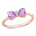 thumbnail image 1 of Everly Women's Amethyst 10k Rose Gold Ring, 1 of 7