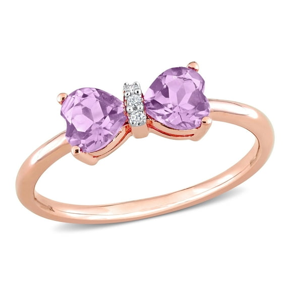 Everly Women's Amethyst 10k Rose Gold Ring