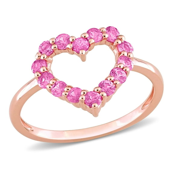 Everly Women's Sapphire 10k Rose Gold Ring