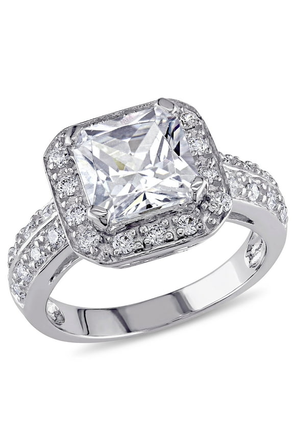 Women's Cubic Zirconia Sterling Silver Ring