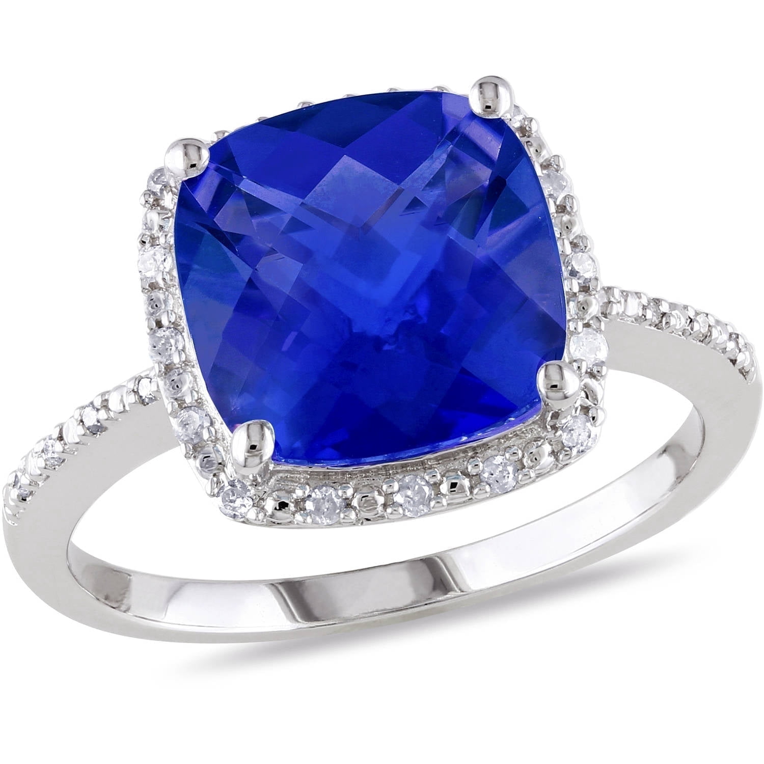 Everly Women's Created Sapphire Sterling Silver Ring
