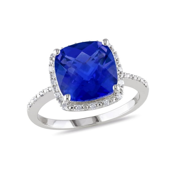 Everly Women's Created Sapphire Sterling Silver Ring