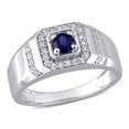 thumbnail image 1 of Everly Women's Created Sapphire Sterling Silver Ring, 1 of 8