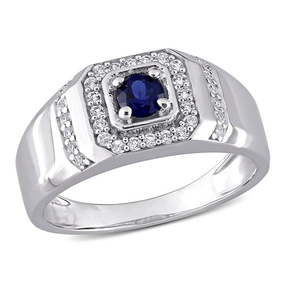 Everly Women's Created Sapphire Sterling Silver Ring