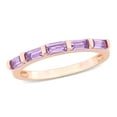 thumbnail image 1 of Everly Women's Amethyst 10k Rose Gold Ring, 1 of 8