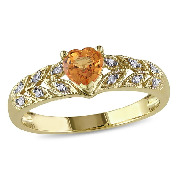 Everly Women's Sapphire 10k Yellow Gold Ring