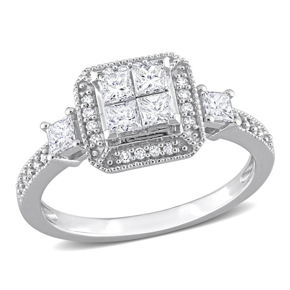 Everly Women's Diamond 10K White Gold Engagement Ring