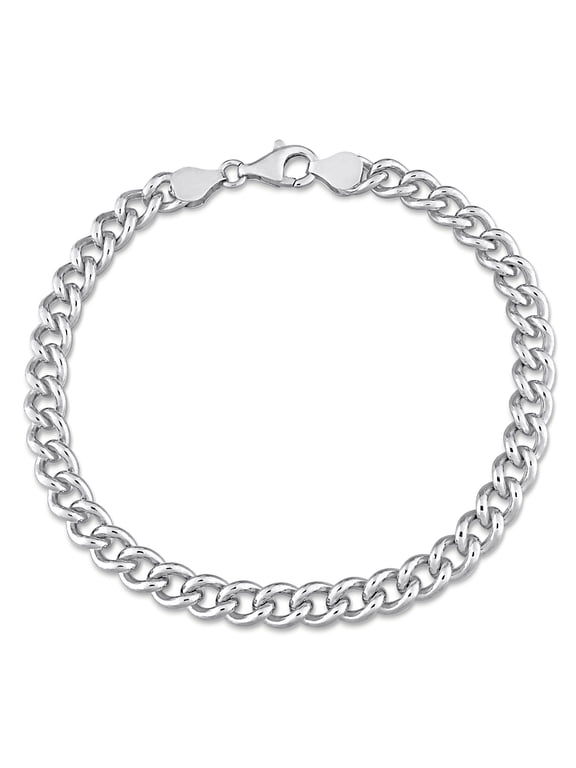 Unisex Sterling Silver Anklet