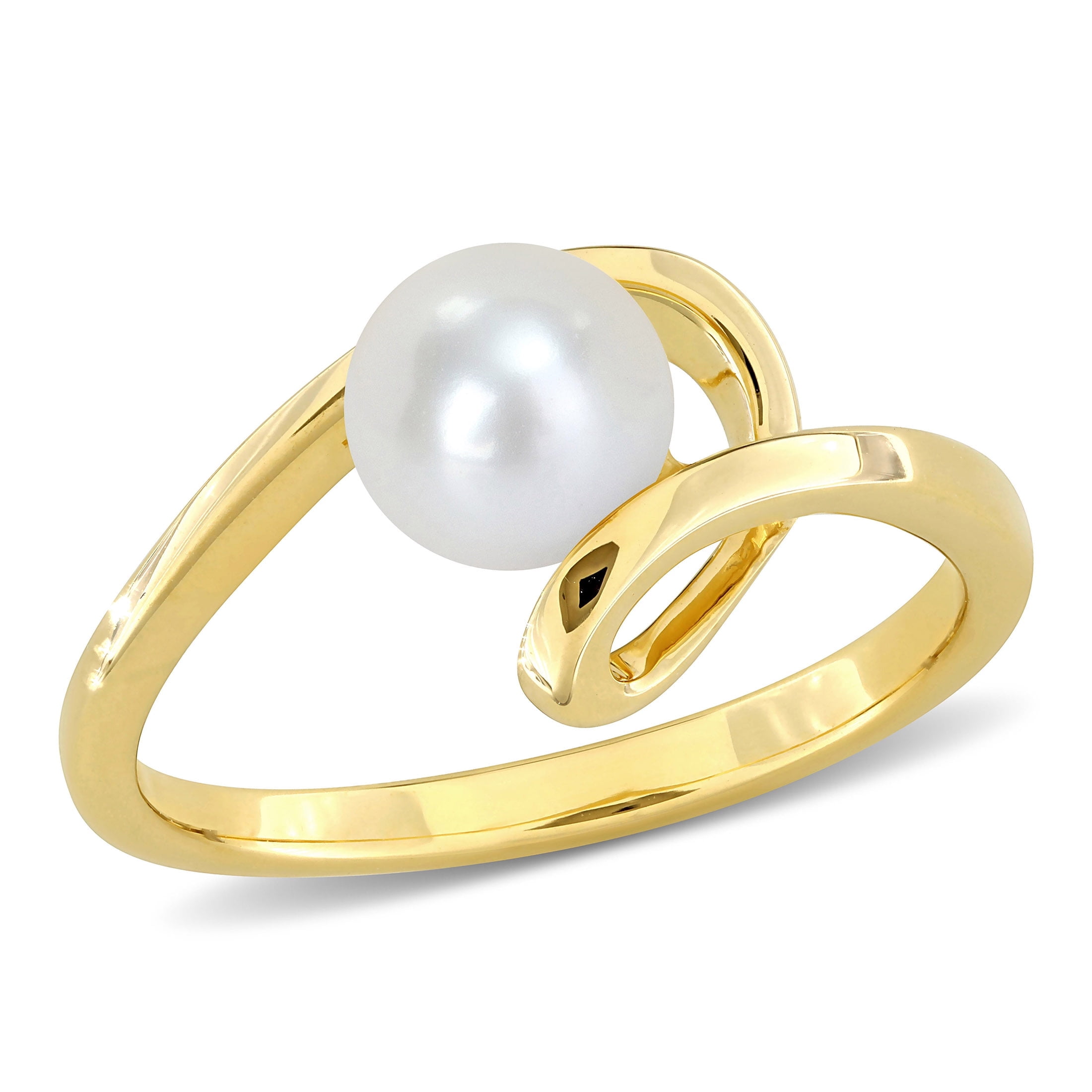 Everly Women's Cultured Pearl 10k Yellow Gold Ring