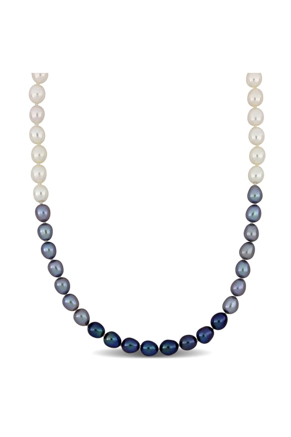 Women's Cultured Pearl Sterling Silver Necklace
