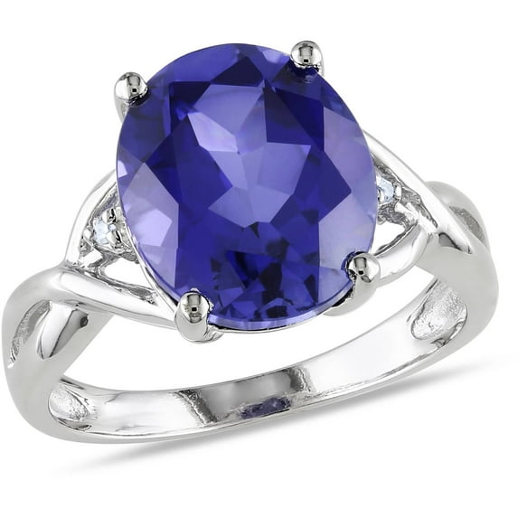 Everly Women's Created Sapphire Sterling Silver Ring