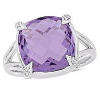 Everly Women's Amethyst and Topaz Sterling Silver Ring