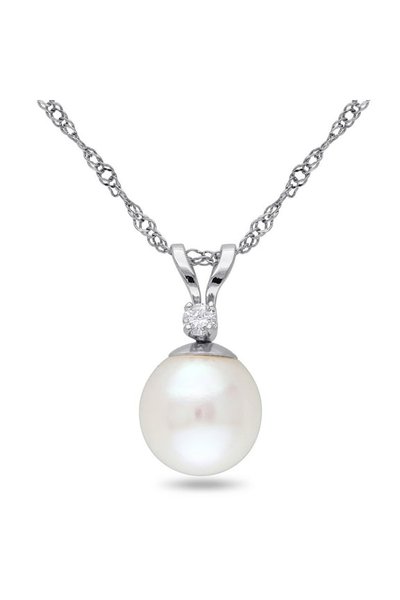 Women's Diamond 14k White Gold Necklace