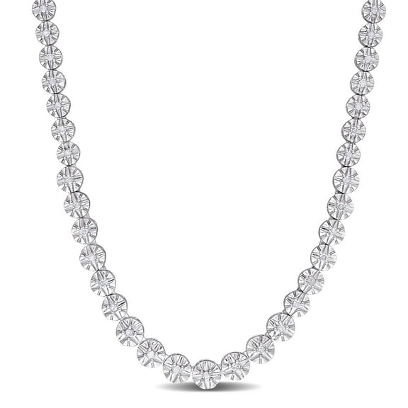 Everly Women's Diamond Sterling Silver Tennis Necklace