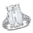 thumbnail image 1 of Everly Women’s 8 1/5ct Created White Sapphire Sterling Silver Engagement Ring, 1 of 10