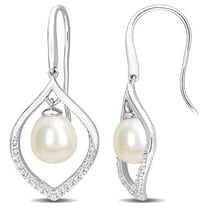 Everly Women's Cultured Pearl Sterling Silver Earrings