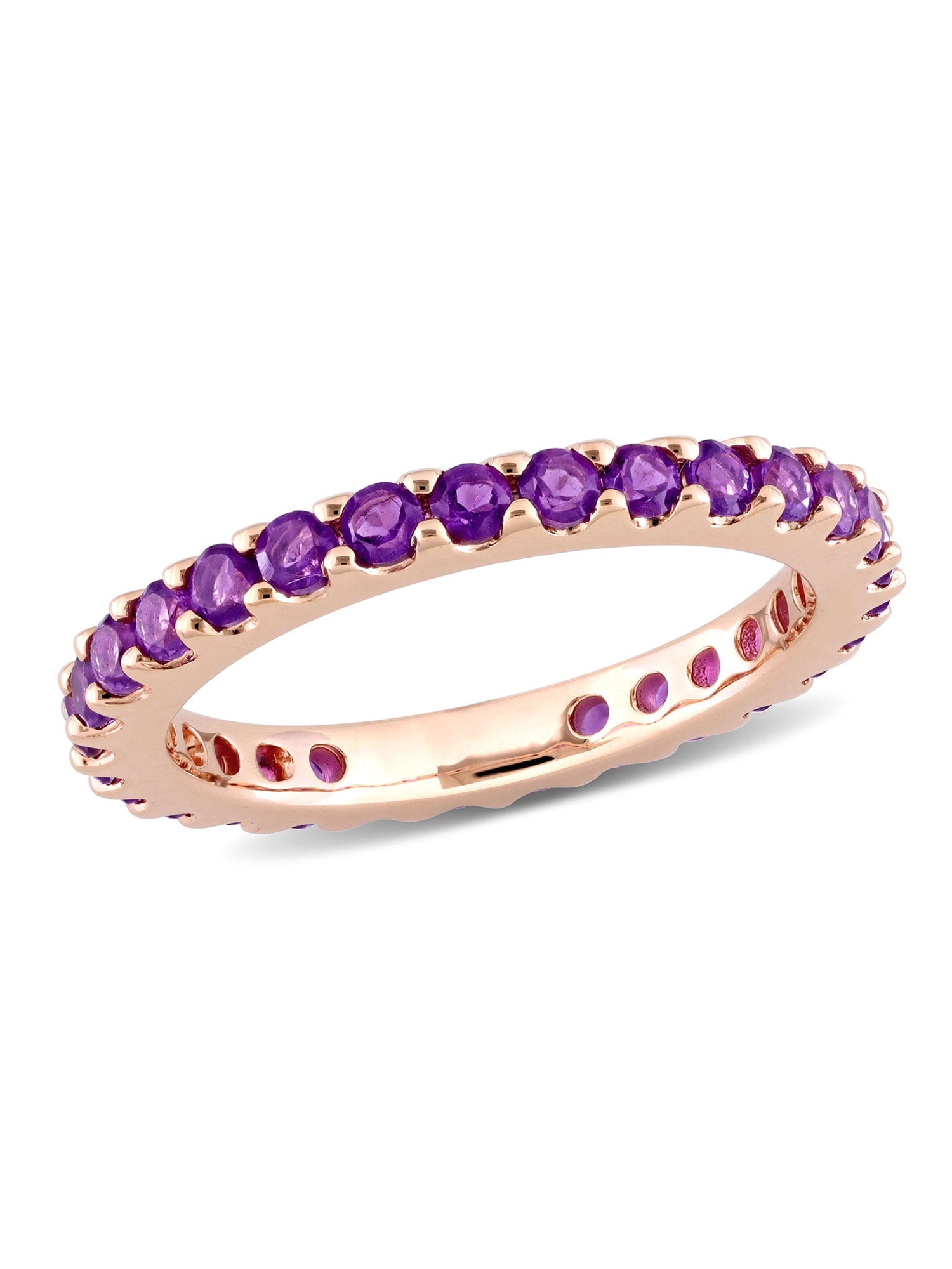 Everly Women's Amethyst 10k Rose Gold Ring