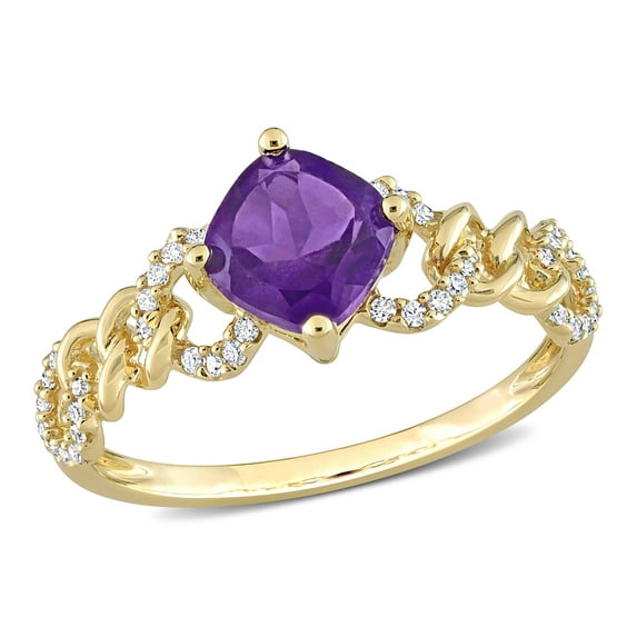 Everly Women's Amethyst 10k Yellow Gold Ring