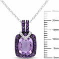 thumbnail image 1 of Everly Women's Amethyst Sterling Silver Necklace, 1 of 3