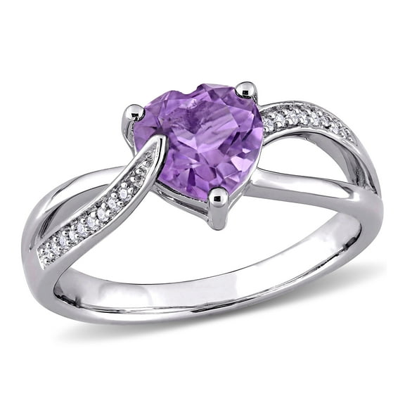 Everly Women's Amethyst Sterling Silver Ring