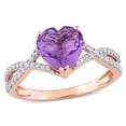 thumbnail image 1 of Everly Women's Amethyst 14k Rose Gold Ring, 1 of 1