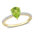 thumbnail image 1 of Everly Women's Peridot 14k Yellow Gold Ring, 1 of 2