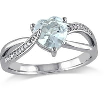 Everly Women's Aquamarine Sterling Silver Ring
