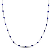 Everly Womens Sterling Silver Necklace