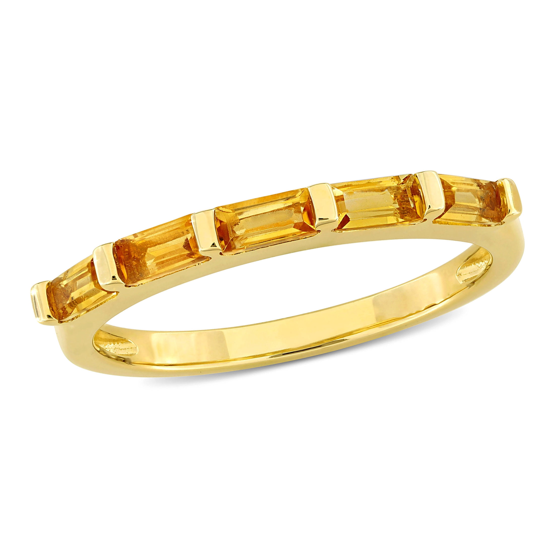 Everly Women's Citrine 10k Yellow Gold Ring