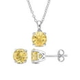 thumbnail image 1 of Everly Women's Citrine Sterling Silver Earrings, 1 of 6