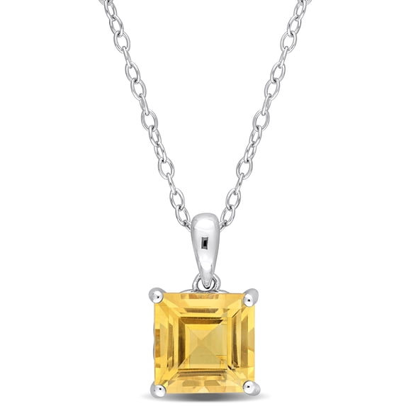 Everly Women's Citrine Sterling Silver Necklace