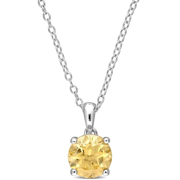 Everly Women's Citrine Sterling Silver Necklace