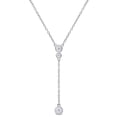 thumbnail image 1 of Everly Women's Created Moissanite Sterling Silver Necklace, 1 of 9