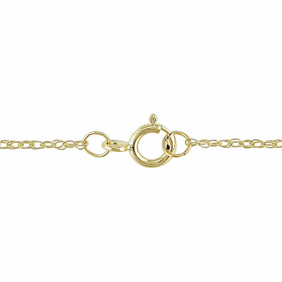 Everly Women's Created Ruby 10k Yellow Gold Necklace
