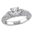 thumbnail image 1 of Everly Women's Created Sapphire Sterling Silver Engagement Ring, 1 of 8