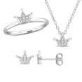 thumbnail image 1 of Everly Women's Created Sapphire Sterling Silver Jewelry Set, 1 of 9