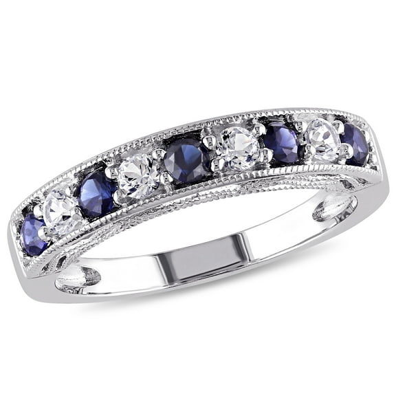 Everly Women's Created Sapphire Sterling Silver Ring