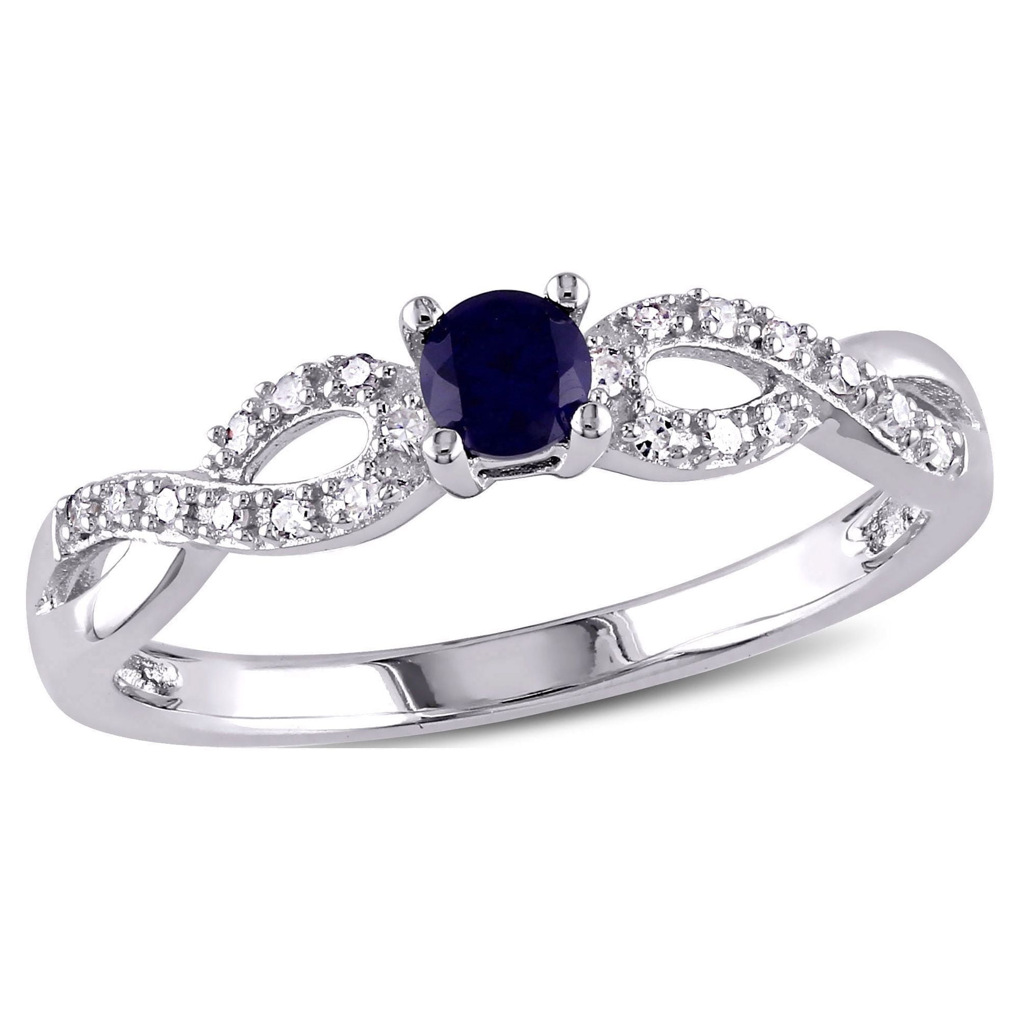 Everly Women's Created Sapphire Sterling Silver Ring