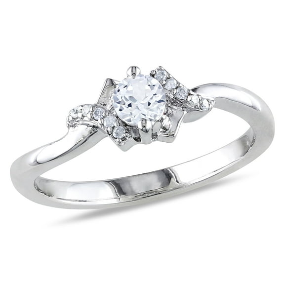 Everly Women's Created Sapphire Sterling Silver Ring