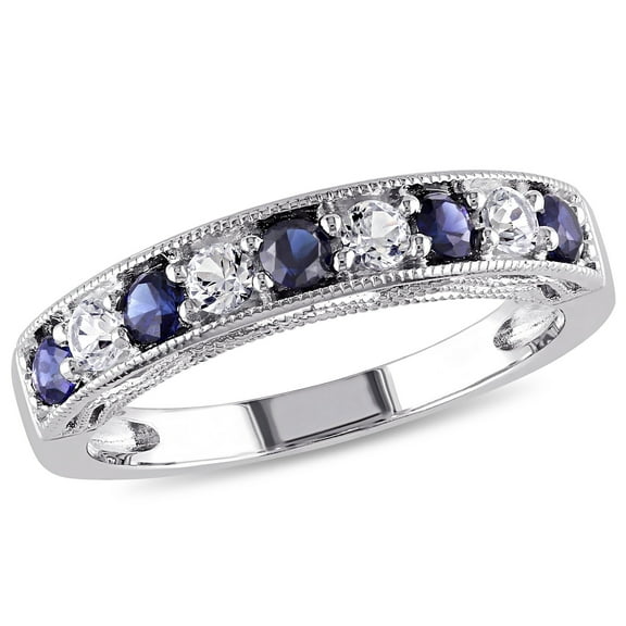Everly Women's Created Sapphire Sterling Silver Ring