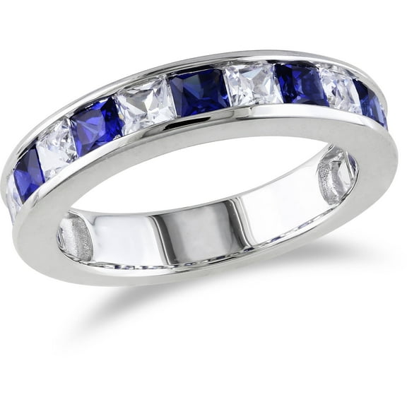 Everly Women's Created Sapphire Sterling Silver Ring