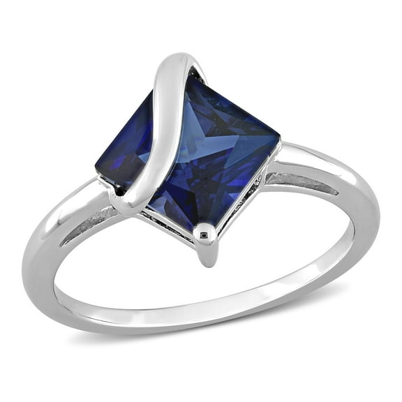 Everly Women's Created Sapphire Sterling Silver Ring