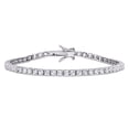 thumbnail image 1 of Everly Women's 8 1/4ct TGW Created White Sapphire Sterling Silver Tennis Bracelet, 1 of 9