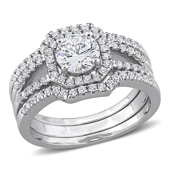 Everly Women's Cubic Zirconia Sterling Silver Bridal Set